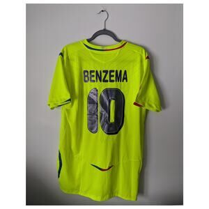 Rare Umbro Authentic Lyon Benzema Soccer Jersey Futbol 2008-2009 Third Men XXL